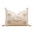 Riad Cream Silk Rug Lumbar Pillow For Sale