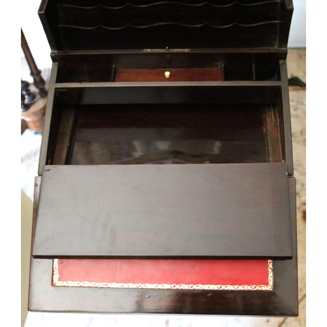 Small Antique Napoleon III Writing Desk For Sale - Image 11 of 18
