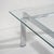 Square Coffee Table in Glass and Steel, 1970s For Sale - Image 9 of 12