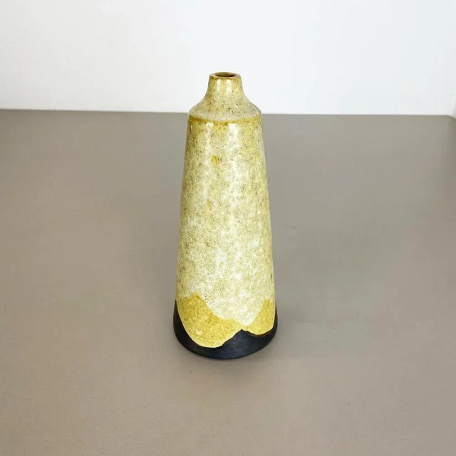 Abstract Ceramic Studio Pottery Vase from Gerhard Liebenthron, Germany, 1960s For Sale - Image 3 of 10