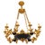 Antique French Empire Style Gilt and Patina Bronze Chandelier, 1960s For Sale - Image 17 of 17