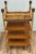 Wood Vintage Scorched Bamboo Four Tier Bookshelf For Sale - Image 7 of 10