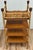 Wood Vintage Scorched Bamboo Four Tier Bookshelf Etagere For Sale - Image 7 of 10