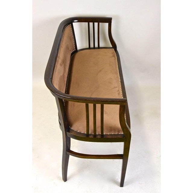 Art Nouveau Bentwood Bench, Austria, 1910 For Sale - Image 9 of 18