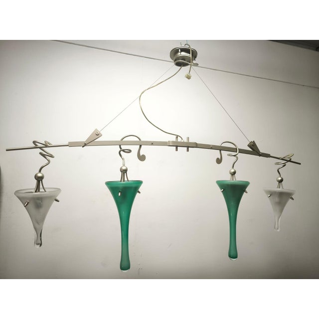 Four-Light Suspension Lamp International, 1990s For Sale - Image 14 of 14