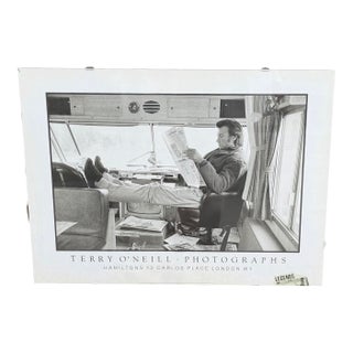 Vintage Terry O’Neill Photograph of Clint Eastwood on the Set of Joe Kidd, Framed Exhibition Poster For Sale