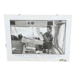 Vintage Terry O’Neill Photograph of Clint Eastwood on the Set of Joe Kidd, Framed Exhibition Poster