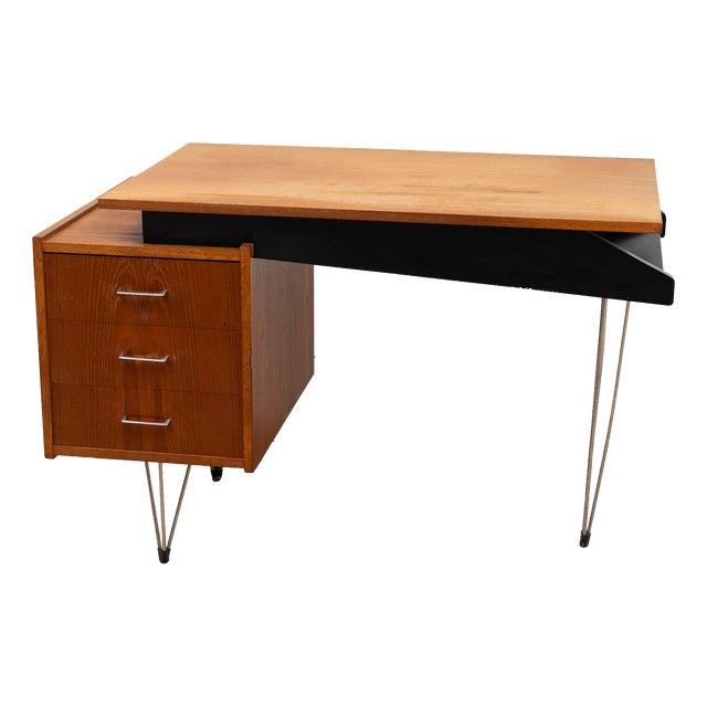 Hairpin Writing Desk from Tijsseling Nijkerk, 1960s For Sale
