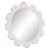 Fleur Home Carnival Iris Oval Mirror in Lite Lavender, 48x42 For Sale