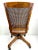 Mid Century Cane Back Swivel Office Chair For Sale - Image 10 of 12