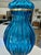 Large Murano Blue Seguso Table Lamp for Marbro For Sale - Image 14 of 16