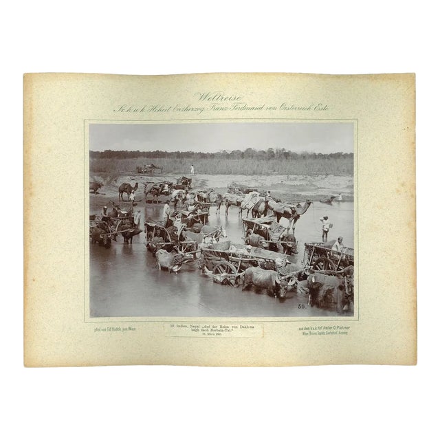 Unknown, Nepal, on the Way From Dakh-Na Bah to Barbara Valley, Vintage Photo, 1893 For Sale