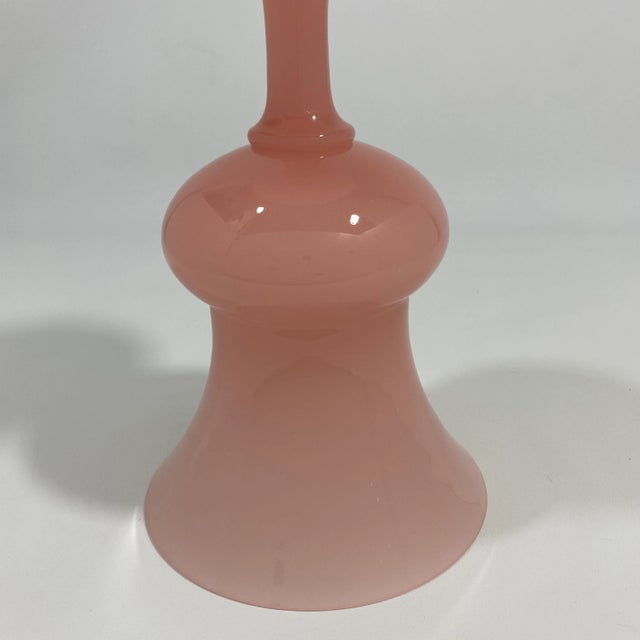 Blush Opaline Glass Vase For Sale - Image 12 of 13