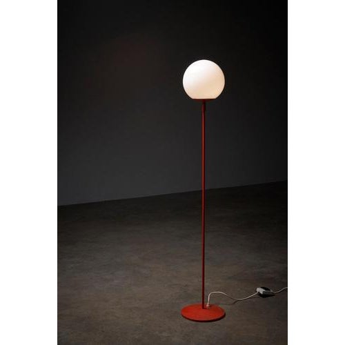 BAG Turgi Stem Floor Lamp with Glass Sphere Bag Turgi, 1960s For Sale - Image 4 of 11