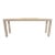 White Textured Console Table For Sale