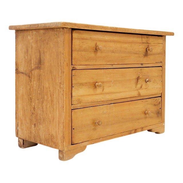 Small Vintage Chest of Drawers in Wood, 1950s For Sale