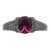 Kat Florence 18k Gold Rubellite Diamond Ring Size 12 For Sale