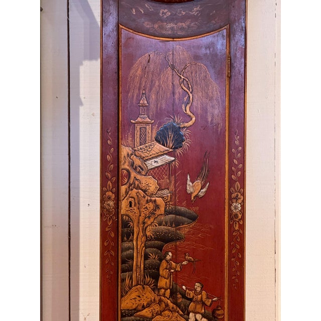 19th Century Chinoiserie Wall Clock For Sale - Image 4 of 15