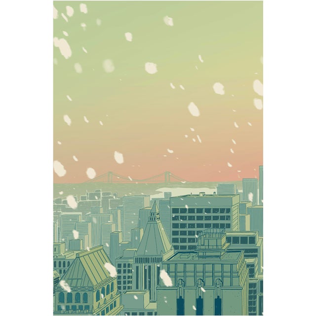 Empire State Building Triptych Limited Edition Print on Entrada Rag by Marz Junior For Sale In Los Angeles - Image 6 of 11