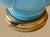 Mid-Century Modern Robin's Egg Blue Cased Glass Ginger Jar Table Lamp For Sale In Seattle - Image 6 of 7