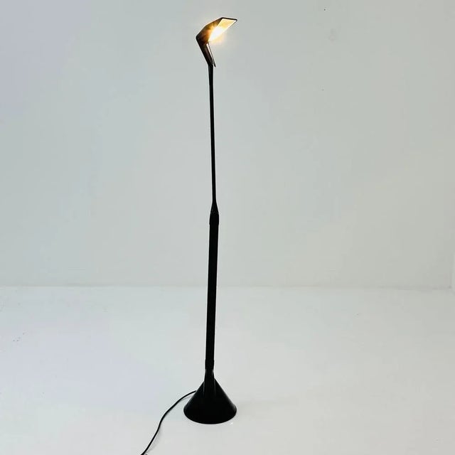 Black Aluminum Zelig Table Lamp by Walter A. Monici for Lumina, 1980s For Sale - Image 6 of 10
