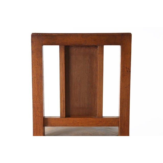Brown Art Deco Side Chair from Maurice Dufréne, France, 1925 For Sale - Image 8 of 12