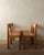 Mid-Century Modern Mid-Century Elm and Rush Dining Chairs by Maison Regain, 1970s, Set of 4 For Sale - Image 3 of 17