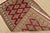 Bokhara Jaldar Rug 2’7” X 4’3” Red Wool Tribal Hand-Knotted Oriental Carpet For Sale - Image 10 of 11