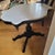 Alfonsine Galápago Table in Ebonized Wood with Marble Top, 1930s For Sale - Image 17 of 18