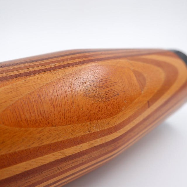 Mid-Century Scandinavian Wooden Vase, 1960s For Sale - Image 10 of 16