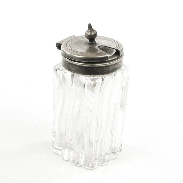 Metal Biedermeier German Mustard Container, 1930s For Sale - Image 7 of 7