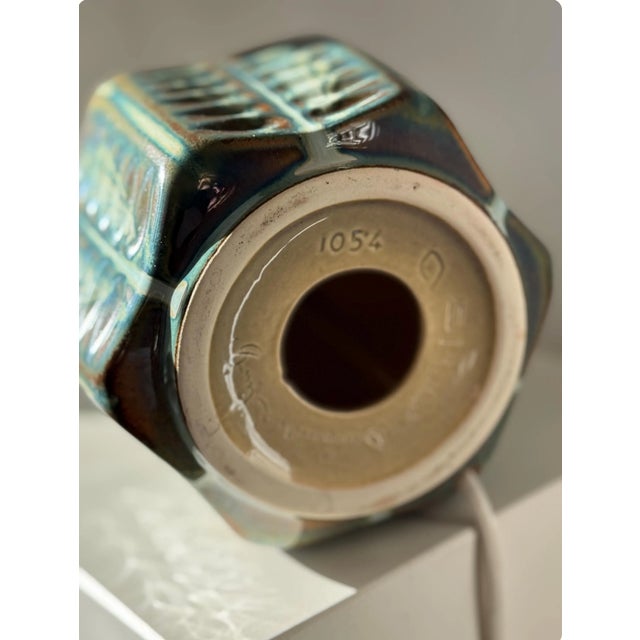 Einar Johansen Danish Star-Shaped Ceramic Table Lamp by Einar Johansen for Søholm, 1960s For Sale - Image 6 of 7