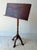 Antique primitive music/book stand made from mahogany with beautiful, burled mahogany tray. This is likely handcrafted,...