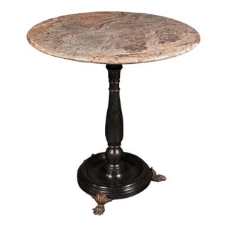 1890's Antique Country House Lamp Table For Sale