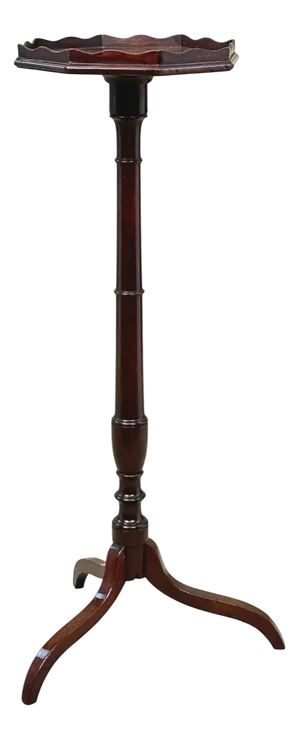 George III Mahogany Torchere Candle Stand, 1800s