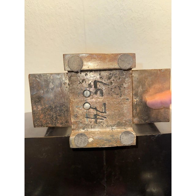 Modern Vintage Metal Face, 1974 For Sale - Image 3 of 13