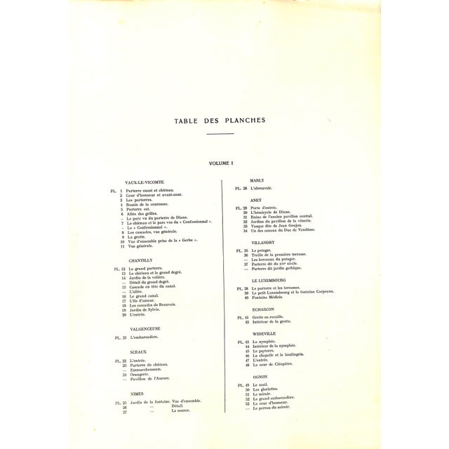 1920s "Jardins De France: Volume Ii" 1925 Pean, P. For Sale - Image 5 of 12