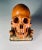 Memento Mori Wooden Sculpture of a Skull For Sale - Image 5 of 8