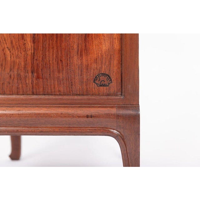 Antique Art Nouveau Inlaid Wooden Cabinet by Majorelle, France, Signed For Sale - Image 16 of 16