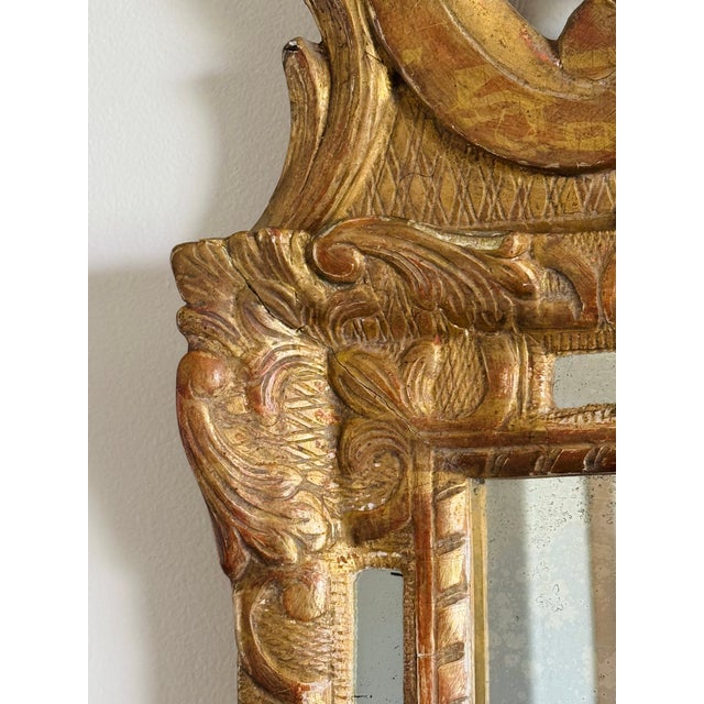 18th Century Louis Xv Style Gilt Wood Mirror For Sale - Image 10 of 18