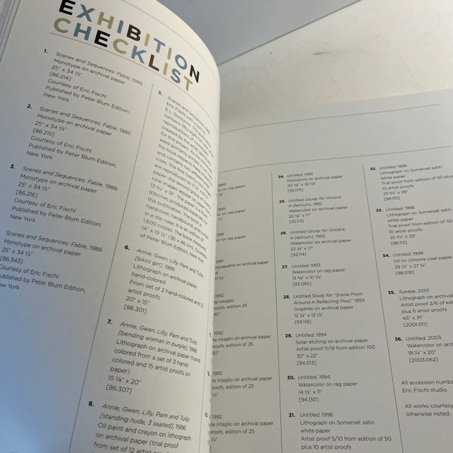 Blue 2006 Eric Fischl Prints and Drawings Book For Sale - Image 8 of 9