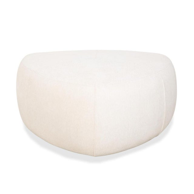 Set of Bolzano Fabric Armchair and Ottoman in Cream Beige from Boconcept For Sale - Image 16 of 18
