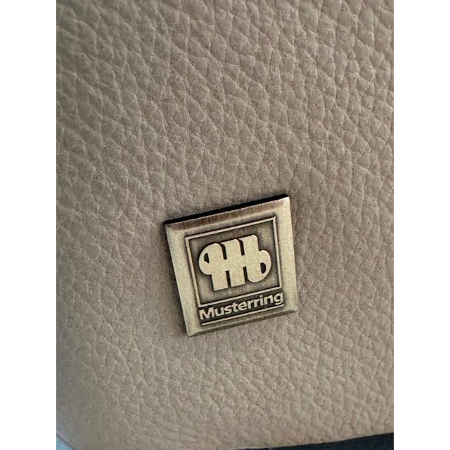 Animal Skin Two-Seater and Three-Seater Leather Sofas from Musterring, Set of 2 For Sale - Image 7 of 8