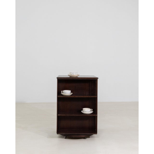 19th Century 19th Century France Edwardian Brown Wood Bookcase For Sale - Image 5 of 11