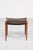 Niels otto møller model 80a hocker for j.l. Møllers møbelfabrik denmark. Made of teak and with a beautiful brown leather...