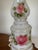 Rose Pair of 1910s Victorian Milk Glass Lamps With Roses For Sale - Image 8 of 9