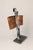 Striking postmodern abstract sculpture in the American Brutalist tradition. Two sweeping panels of flame-patinated copper...