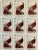 Marvelous sheet of vintage Audubon postage stamps from Haiti, 1979. 20 stamp sheet commemorating the 150th anniversary...