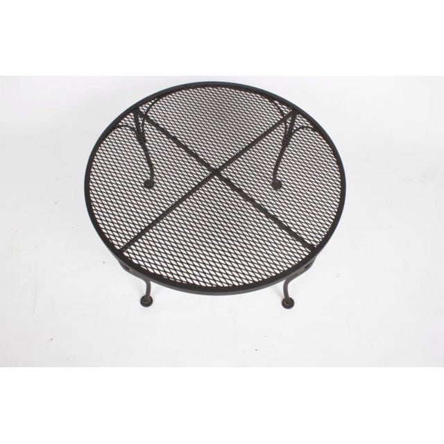 Mid-Century Modern Russell Woodard Mid-Century Modern Iron Coffee Table For Sale - Image 3 of 5