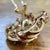 18k Yellow Gold 4cts Rubies & 0.60cts Diamonds Studded Ribbon Wave Earrings, A Pair For Sale - Image 10 of 11
